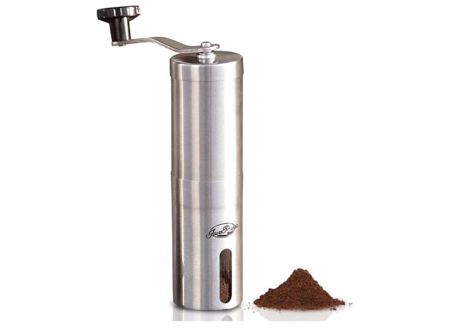 Lehman's Manual Coffee Grinder with Mason Jar Grounds Storage, Comfortable  Grip Quiet Smooth Non-Electric Hand Crank, Standard Grind